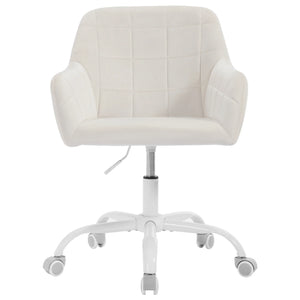 Höhenverstellbarer Ergonomischer Bürostuhl mit Rollen – Drehbar – Mit Armlehnen – 58 x 77–85 x 60,5 cm