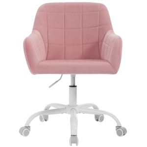 Höhenverstellbarer Ergonomischer Bürostuhl mit Rollen – Drehbar – Mit Armlehnen – 58 x 77–85 x 60,5 cm