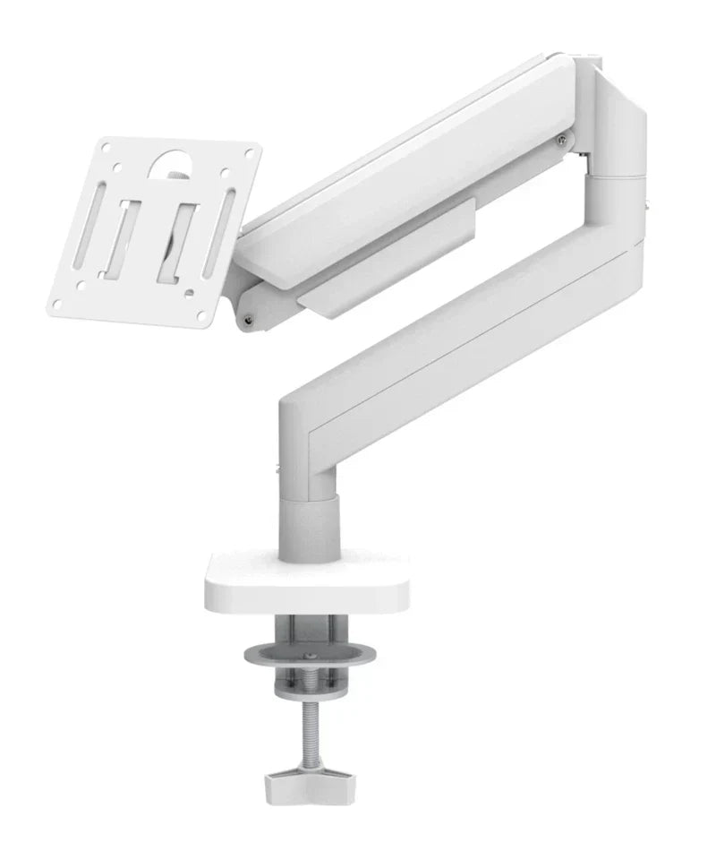 Gasfeder-Monitorhalterung für 17–32 Zoll Monitore – Full Motion, Höhenverstellbar – 2–10 kg Tragkraft – Schwarz/Weiß