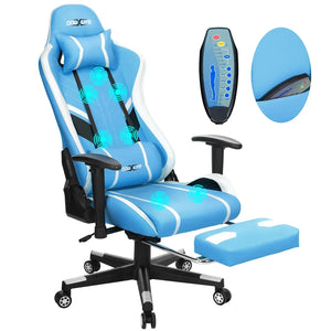 Gaming-Stuhl – Hohe Rückenlehne, Verstellbar, PU-Stoff – Verschiedene Farben