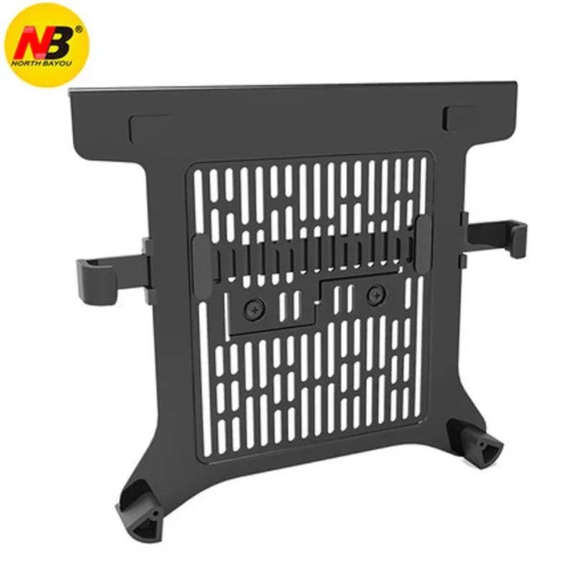 Gasfeder-Dual-Arm für Monitor (17–27 Zoll) und Laptop (10–17 Zoll) – Höhenverstellbar – Matte Holzkohle